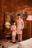 Baju Melayu Majestic Bespoke Fit - Blush Pink