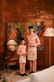 Baju Melayu Majestic Bespoke Fit - Blush Pink