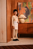 Baju Melayu Kids Teluk Belanga Modern Smart Fit - Safari