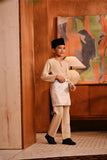 Baju Melayu Kids Teluk Belanga Modern Smart Fit - Safari