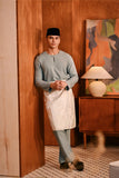 Baju Melayu Teluk Belanga Modern Smart Fit - Chinois Green