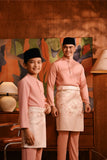 Baju Melayu Majestic Bespoke Fit - Blush Pink