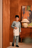 Baju Melayu Kids Teluk Belanga Modern Smart Fit - Chinois Green