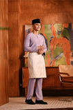 Baju Melayu Teluk Belanga Modern Smart Fit - Orchid Bloom