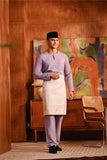 Baju Melayu Teluk Belanga Modern Smart Fit - Orchid Bloom