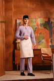 Baju Melayu Teluk Belanga Modern Smart Fit - Orchid Bloom