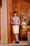 Baju Melayu Teluk Belanga Modern Smart Fit - Orchid Bloom