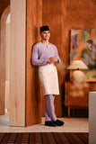 Baju Melayu Teluk Belanga Modern Smart Fit - Orchid Bloom