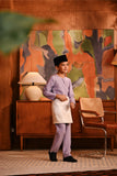 Baju Melayu Kids Teluk Belanga Modern Smart Fit - Orchid Bloom