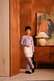 Baju Melayu Kids Teluk Belanga Modern Smart Fit - Orchid Bloom