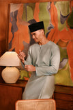 Baju Melayu Teluk Belanga Modern Smart Fit - Iceberg Green