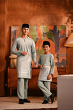 Baju Melayu Teluk Belanga Modern Smart Fit - Iceberg Green