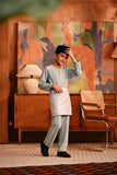 Baju Melayu Kids Teluk Belanga Modern Smart Fit - Iceberg Green