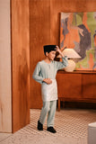 Baju Melayu Kids Teluk Belanga Modern Smart Fit - Iceberg Green