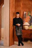 Baju Melayu Teluk Belanga Deluxe Smart Fit - Black