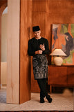 Baju Melayu Teluk Belanga Deluxe Smart Fit - Black