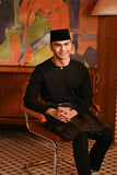 Baju Melayu Teluk Belanga Deluxe Smart Fit - Black