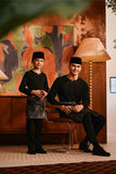 Baju Melayu Teluk Belanga Deluxe Smart Fit - Black