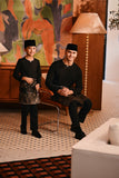 Baju Melayu Teluk Belanga Deluxe Smart Fit - Black