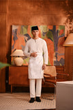 Baju Melayu Teluk Belanga Deluxe Smart Fit - Off White