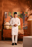 Baju Melayu Teluk Belanga Deluxe Smart Fit - Off White