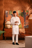 Baju Melayu Teluk Belanga Deluxe Smart Fit - Off White