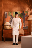 Baju Melayu Teluk Belanga Deluxe Smart Fit - Off White