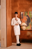 Baju Melayu Teluk Belanga Deluxe Smart Fit - Off White