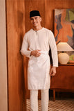 Baju Melayu Teluk Belanga Deluxe Smart Fit - Off White