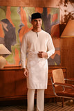 Baju Melayu Teluk Belanga Deluxe Smart Fit - Off White