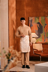 Baju Melayu Majestic Bespoke Fit - Cuban Sand