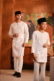 Baju Melayu Teluk Belanga Deluxe Smart Fit - Off White