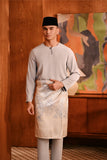 Baju Melayu Teluk Belanga Deluxe Smart Fit - Silver