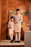 Baju Melayu Teluk Belanga Deluxe Smart Fit - Moonlight