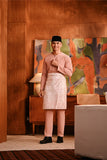 Baju Melayu Teluk Belanga Deluxe Smart Fit - Blush Pink