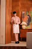 Baju Melayu Teluk Belanga Deluxe Smart Fit - Blush Pink