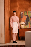 Baju Melayu Teluk Belanga Deluxe Smart Fit - Blush Pink