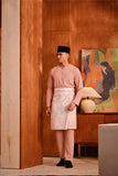 Baju Melayu Teluk Belanga Deluxe Smart Fit - Blush Pink