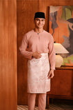 Baju Melayu Teluk Belanga Deluxe Smart Fit - Blush Pink