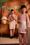 Baju Melayu Teluk Belanga Deluxe Smart Fit - Blush Pink