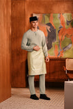 Baju Melayu Teluk Belanga Deluxe Smart Fit - Desert Sage