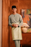 Baju Melayu Teluk Belanga Deluxe Smart Fit - Desert Sage