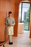 Baju Melayu Teluk Belanga Deluxe Smart Fit - Desert Sage