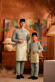 Baju Melayu Kids Teluk Belanga Deluxe Smart Fit - Desert Sage