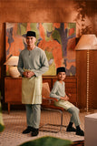 Baju Melayu Teluk Belanga Deluxe Smart Fit - Desert Sage