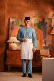 Baju Melayu Teluk Belanga Deluxe Smart Fit - Storm Blue