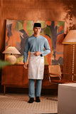 Baju Melayu Teluk Belanga Deluxe Smart Fit - Storm Blue