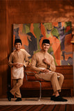 Baju Melayu Majestic Bespoke Fit - Cuban Sand