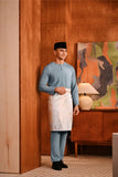 Baju Melayu Teluk Belanga Deluxe Smart Fit - Storm Blue