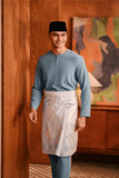 Baju Melayu Teluk Belanga Deluxe Smart Fit - Storm Blue